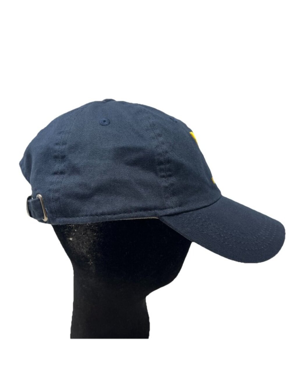 West Virginia University Mountaineers WVU Hockey Strapback Hat Cap Dad Logo - Picture 3 of 10